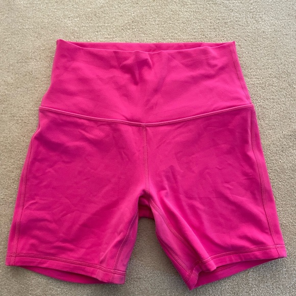Lululemon Align High-Rise 6” Short - Sonic Pink - Picture 1 of 4